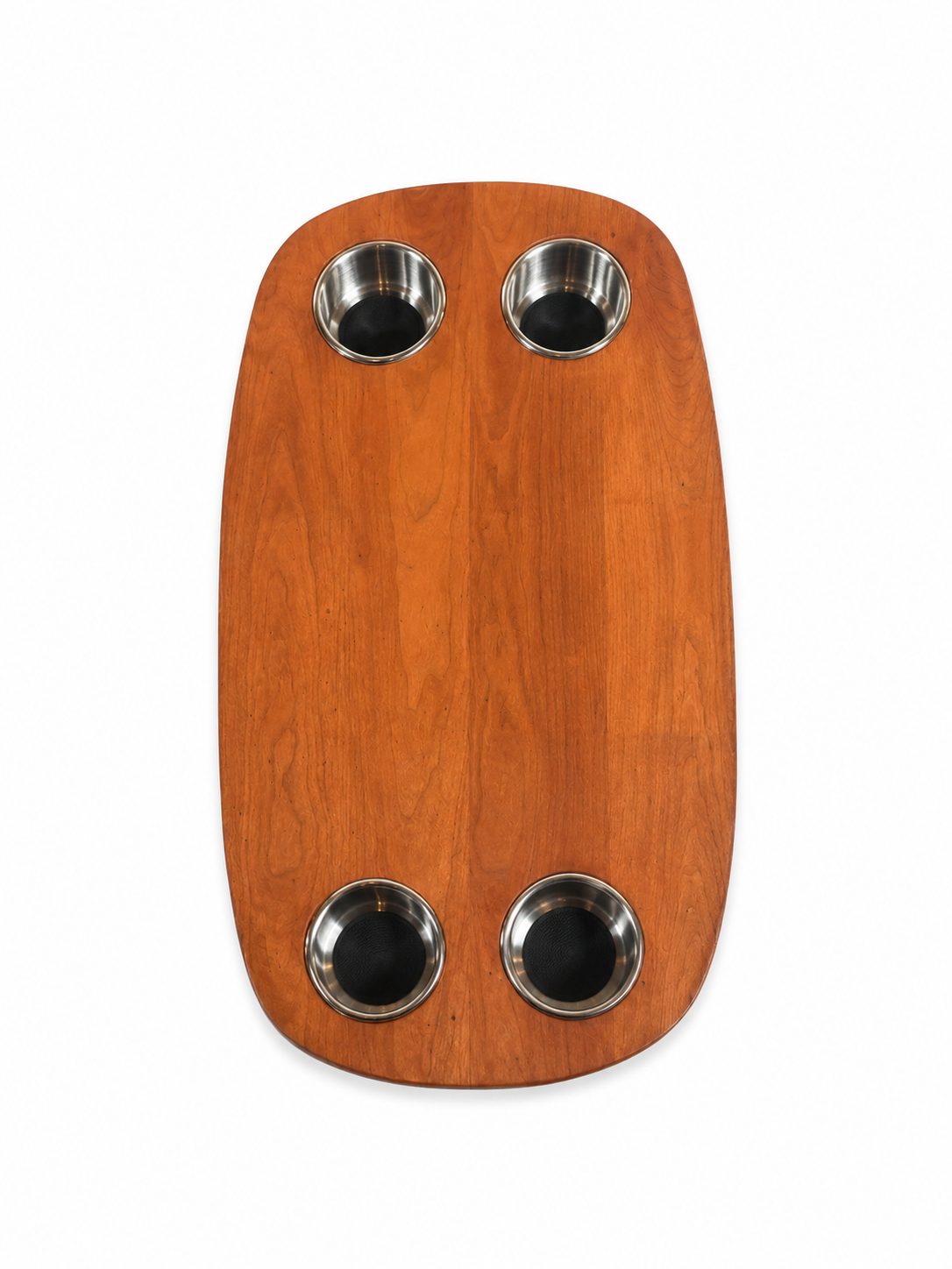 Cherry Boat Table with optional cupholders and color matching