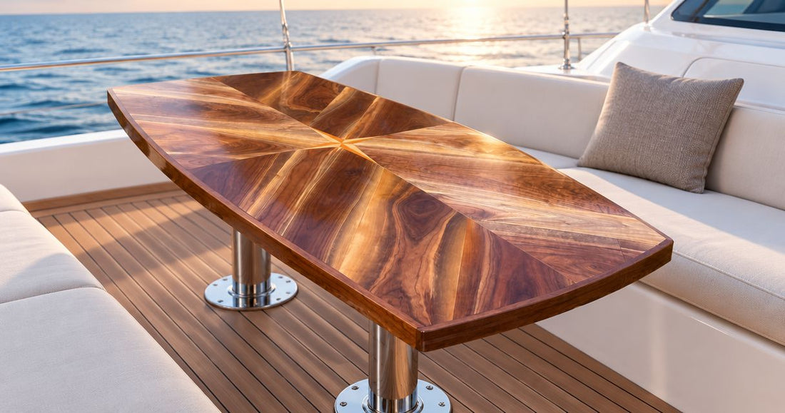 Custom boat tables: what to send with your quote request