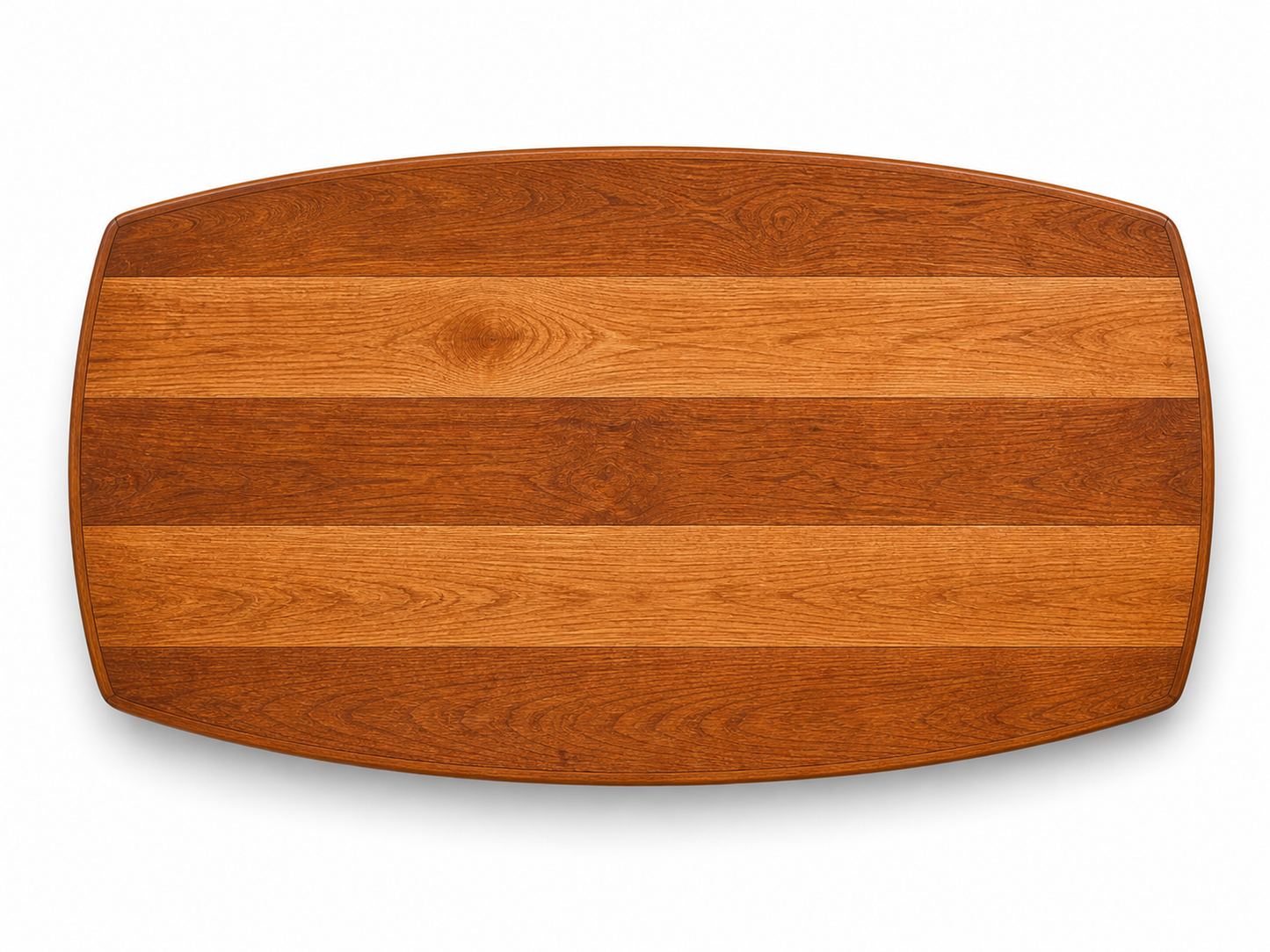 Cherry Boat Table with Steam Bent Border - available in any size