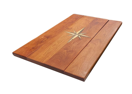 Slim Fold Cherry Boat Table